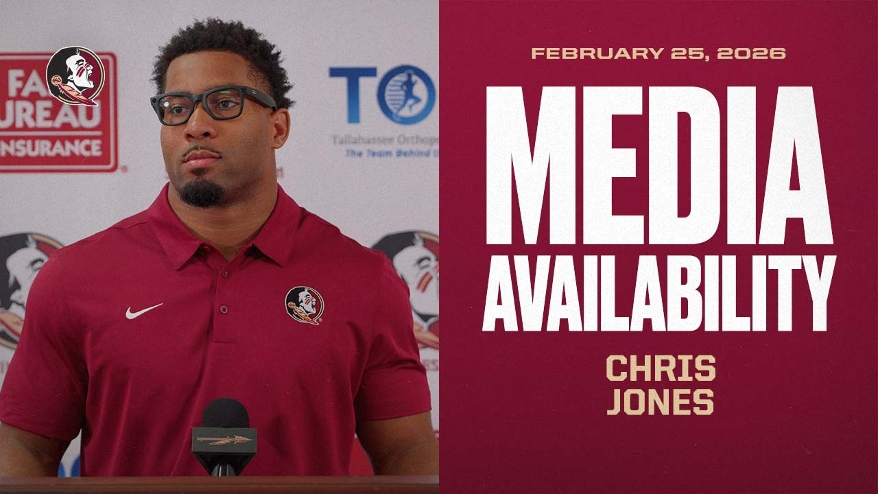 Image related to FSU Football | LB Chris Jones Media Availability