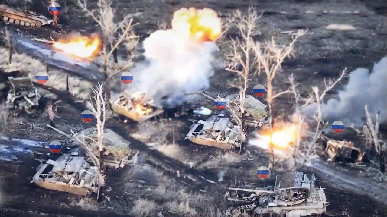 Dramatic Moment! How Ukrainian FVP Drone Destroy Russian Most Advanced ...