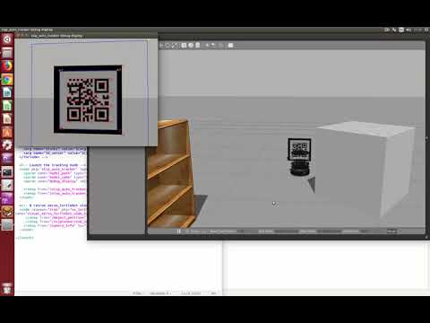 Gazebo simulation: Position Based Visual Servoing