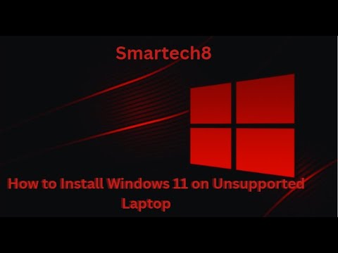 How to install windows 11 on unsupported PC without losing data - YouTube