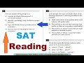 SAT Reading || Реальный пример || Как находить правильные ответы? || Анализ вопросов и комментарии