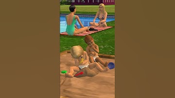 Day by the pool #ts2 #thesims2 #thesims4 #sims4 #sims4cc #sims2 #sims #gaming #games