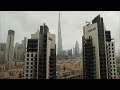 Dubai, Burj Khalifa on rainy day