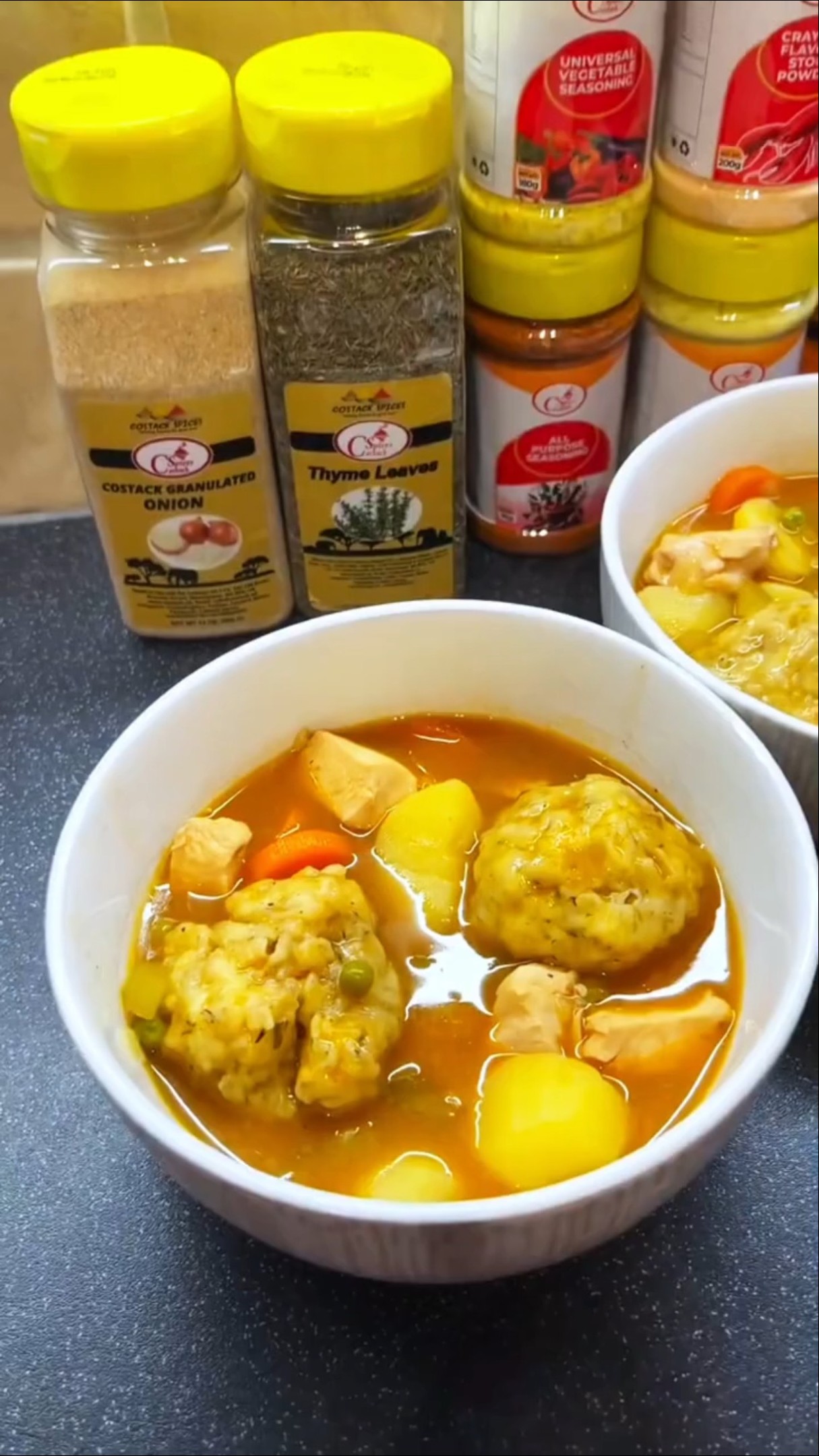 This chicken stew, seasoned with Costack’s Universal Vegetable Seasoning #food #foodie #shorts
