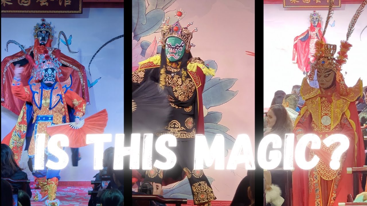 AMAZING FACE changing in Chengdu with the Sichuan opera actors.