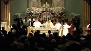 Video thumbnail of "Echo Our Father | St. Monica Catholic Church Mass"