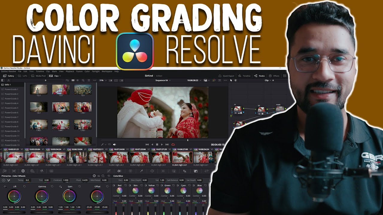 DaVinci Resolve Color Grading Tutorial || Wedding Highlight - YouTube