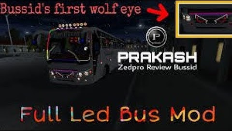 1st Zed Pro Full LED mod in Bussid full review|Team Royal Riders|Spot Travelling|
