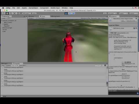 【柯博文老師】「Unity3D」IK人物動作控制-4/4- IK 04 move2