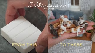 Realistic Miniature Animals 2022-2023 Artworks by Debbieminiatures | Polymer Clay Art Artist |Part 1