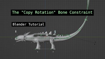 Copy Rotation | Bone Constraints | Blender Tutorial