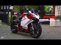 Ducati Panigale 1199S Tricolore Termignoni Fullsystem Sound Test and Walk-around MOTOBRADS