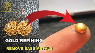 How to refining gold with acid .Aqua regia method