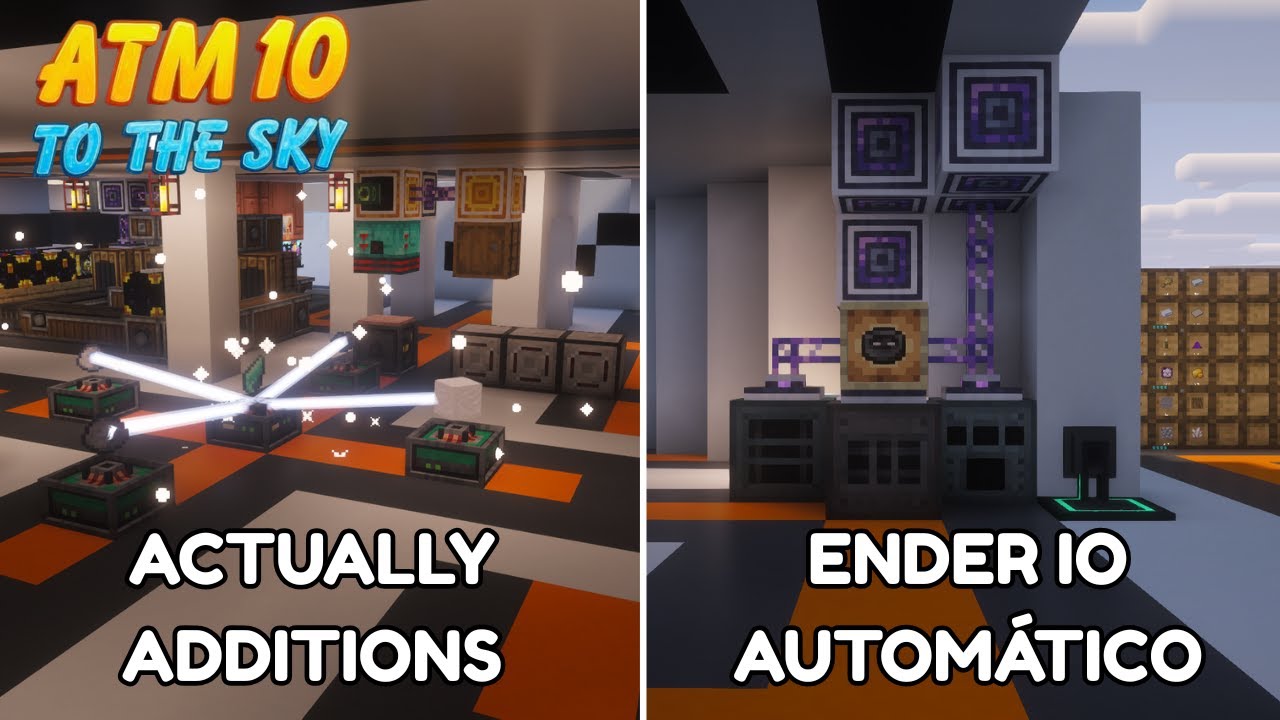 🔥 É ASSIM QUE VOCÊ AUTOMATIZA O ACTUALLY ADDITIONS! ATM10 TO THE SKY #23