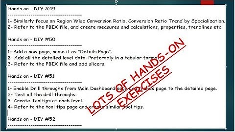 Power BI - Do it Yourself Tutorial - Lots of Hands-on Exercises - DIY -39-of-50