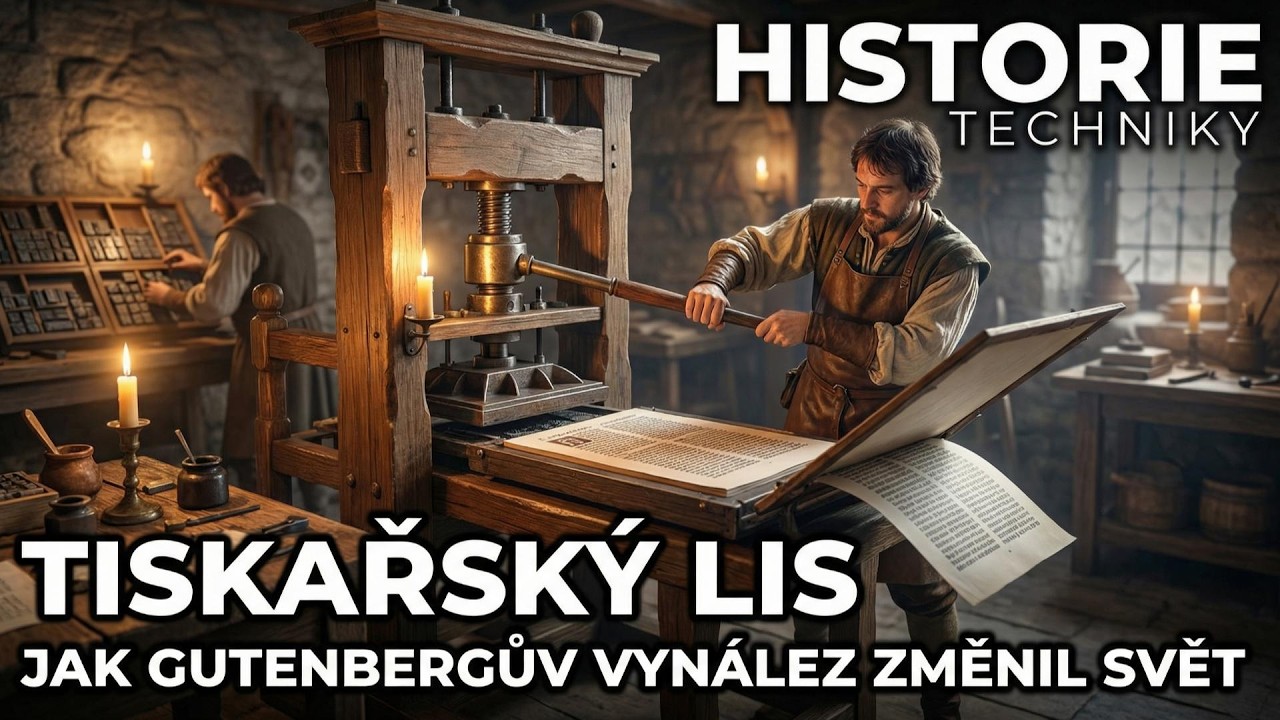 🎧Tiskařský lis – Jak vznikla informační revoluce