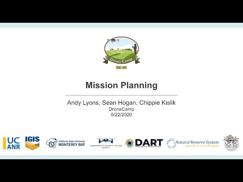 DroneCamp 2020: Mission Planning