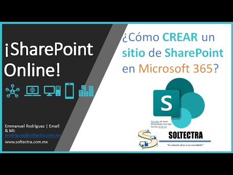 ¿Cómo crear un sitio de SharePoint en Microsoft 365?