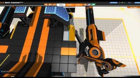 Robocraft Tutorial + gameplay - Tank with 3 TX1 guns