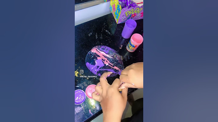 Así es como elabóranos nuestro globo burbuja con pinturas🥰