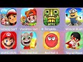 Minion Rush,Vlad & Niki Run,Tag W Ryan,Red Ball 4,Tom Gold Run,Mario Run,Subway Surf,Temple Run 2