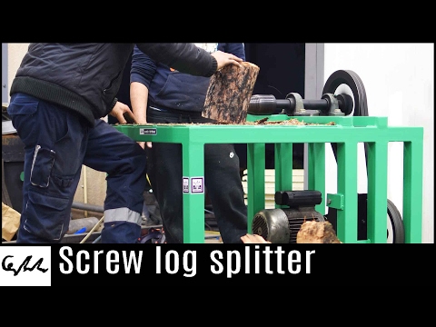 Video: Screw splitter: bagong wood splitter