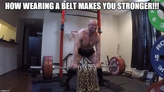 Wearing Lifting Belts For More GAINS!!!