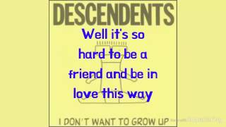 Descendents - In Love This Way (Lyrics On Screen)