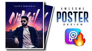 Nikhil Birthday CDP editing in PicsArt App | cdp editing | Happy Birthday Poster Editing 🔥