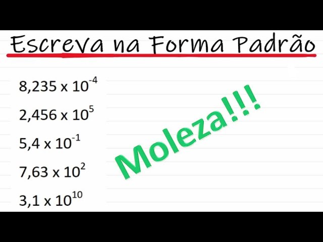 Como transformar um número em notação científica