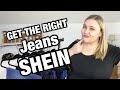 SHEIN JEANS | PLUS SIZE & how to get the right size | Apple Shape Fashion