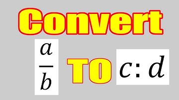 How to change Fractions to Ratio #ratio #fraction #fractionstoratio