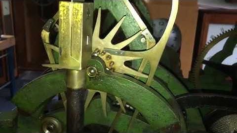 Gillett and Bland Turret clock 15 legged gravity escapement