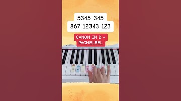 Thumbnail of Canon in D - Pachelbel (Piano Tutorial) #canonind #pachelbelcanon #pachelbel #easypianotutorial