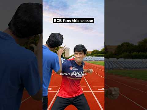 RCB fans in 2026 | Manish Kharage #shorts
