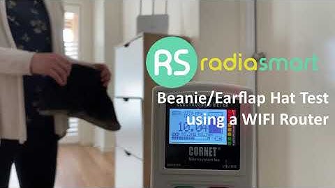 Radia Smart® - Beanie/ Earflap Test using WIFI Router