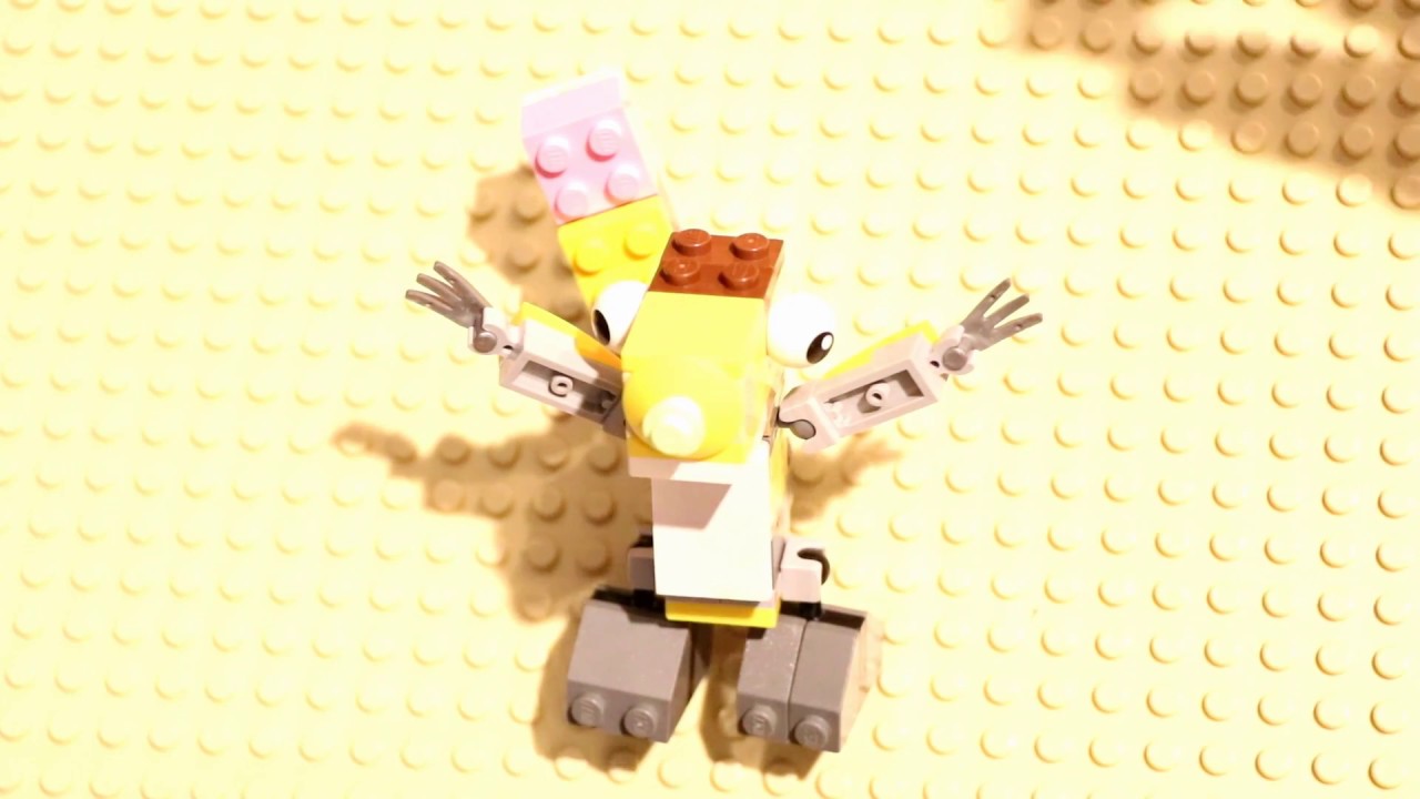 Lego Rocco: RoccoZilla-Lego Stopmotion+How to build RoccoZilla