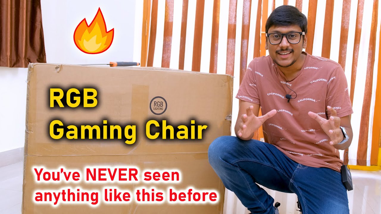 First RGB Gaming Chair in India !! 🔥🔥 - YouTube