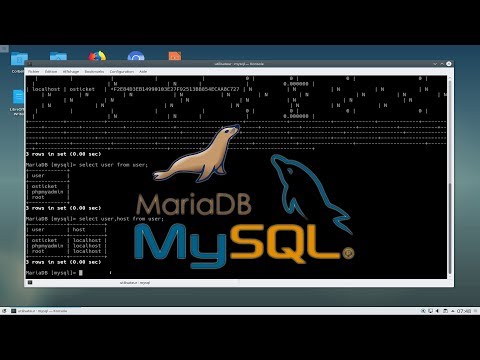 Mini tuto - Lister les utilisateurs d'une base de données MySQL.