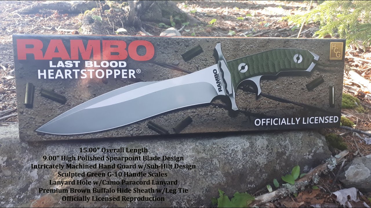 Rambo Last Blood Heartstopper Knife - Officially Licensed Serialized Limited Edition Replica By Wisemen Trading