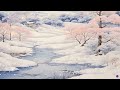 Calm Piano Music with Beautiful Winter Photos 🌞 Sleep Soothing Music for Studying or Sleeping