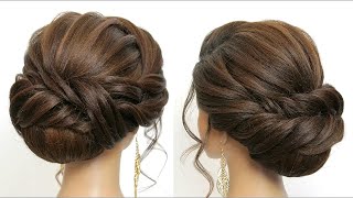 New Bridal Bun Hairstyle For Girls With Long Hair