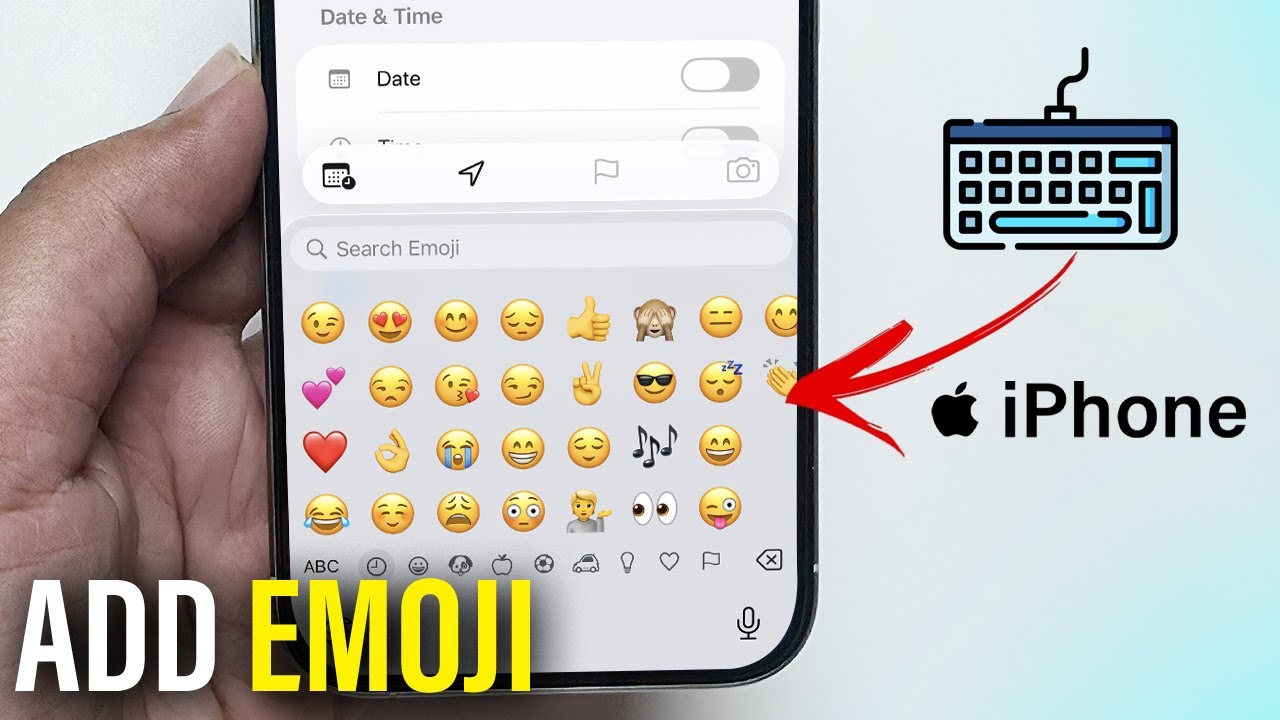 How to Add the Emoji Keyboard on iPhone (ANY iPhone) - YouTube