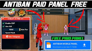 AIMKILL ☠️ MOD MENU 🔥Antiban FF Panel🔥Free Fire Injector🔥Ob51 Free Fire Hack😈FF panel Hack Mobile