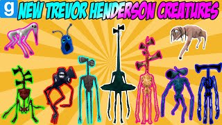 NEW SIREN HEAD CREATURES FIGHT WITH TREVOR HENDERSON- Garry's Mod Sandbox