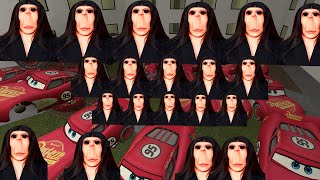 Rosalia family Vs Lightning mcqueen army Nextbot gmod