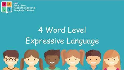 4 Word Level - Expressive Language