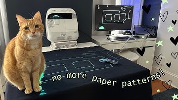 Intro to PROJECTOR SEWING + my $80 setup 💡🪡