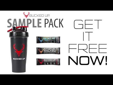 Bucked Up - FREE Bucked Up Sample Pack+ FREE shaker! We