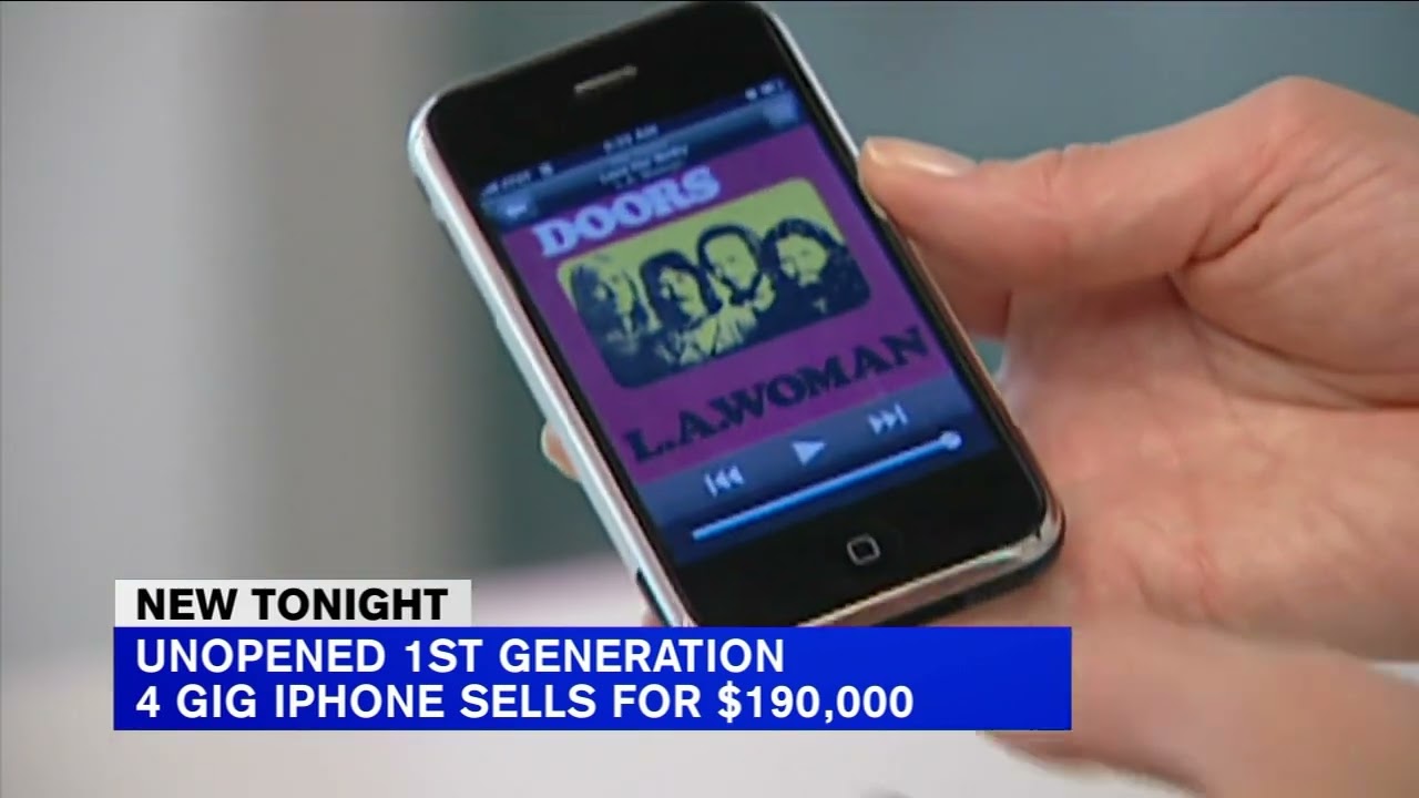 First-generation iPhone sold for $190K at auction